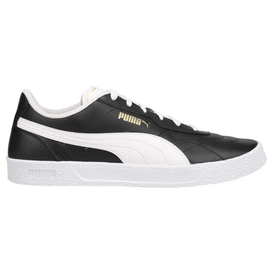 Puma Club Zone Lace Up Mens Black Sneakers Casual Shoes 38391902