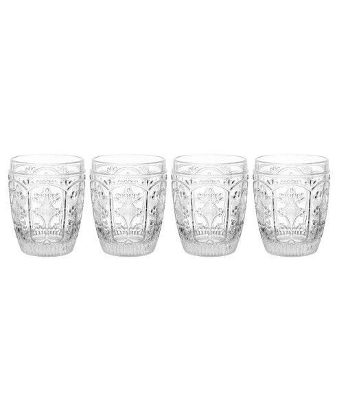 Trestle 10-oz Double Old Fashioned Glasses 4-Piece Set