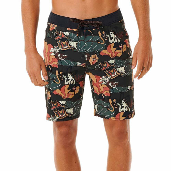 RIP CURL Mirage Postcards Swimming Shorts