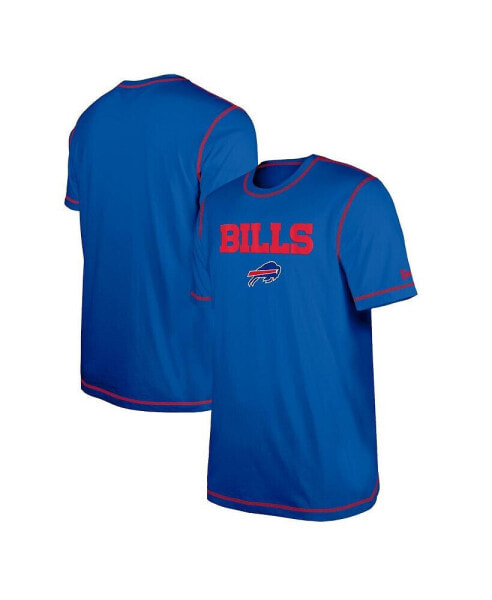 Men's Royal Buffalo Bills Third Down Puff Print T-shirt