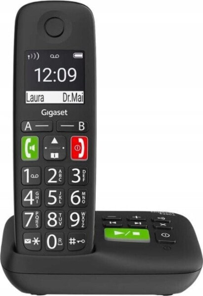 Telefon stacjonarny Gigaset Gigaset E290A black - S30852-H2921-B101