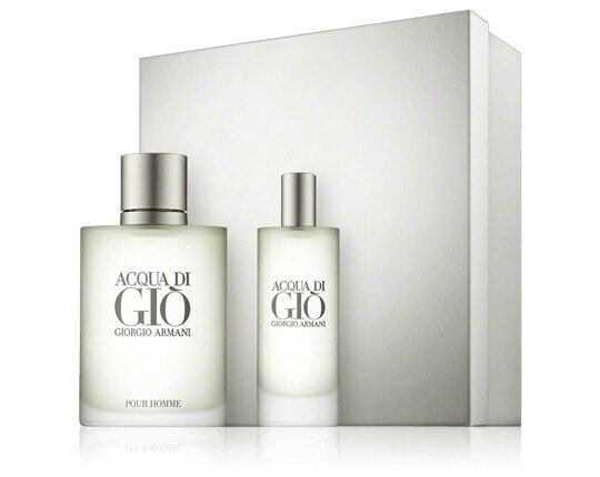 Giorgio Armani Acqua di Gio Homme 50 ml EdT Set mit Mini EdT Spray