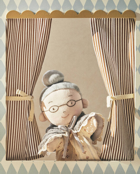Children's grandmother puppet from little red riding hood