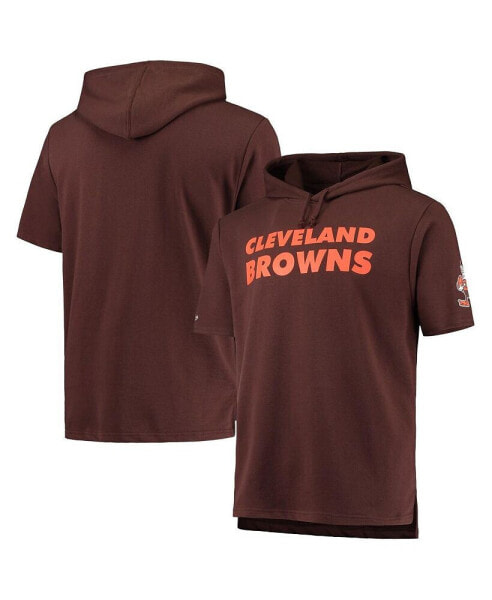 Men's Brown Cleveland Browns Game Day Hoodie T-shirt