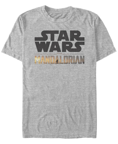 Star Wars The Mandalorian Show Logo Stack Short Sleeve Men's T-shirt