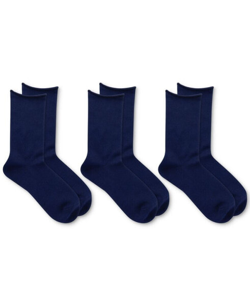 Women's Super Soft 3pk Roll-Top Socks