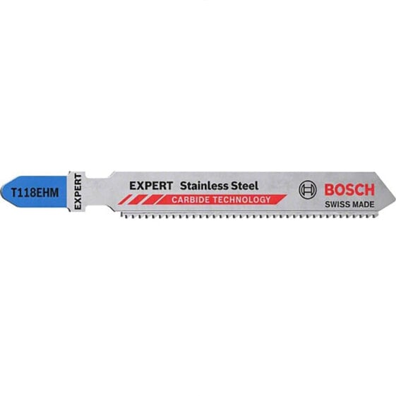 BOSCH PROFESSIONAL Expert T118EHM Stainless Steel Jig Saw Blade 3 Units