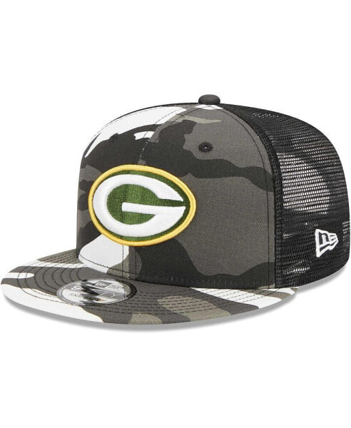 Men's Urban Camo Green Bay Packers 9FIFTY Trucker Snapback Hat