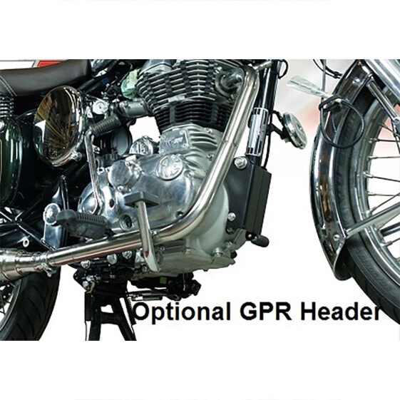 GPR EXHAUST SYSTEMS Royal Enfield Himalayan 410 Diam 42.5 17-20 Ref:ROY.5.DEC Not Homologated Stainless Steel Manifold