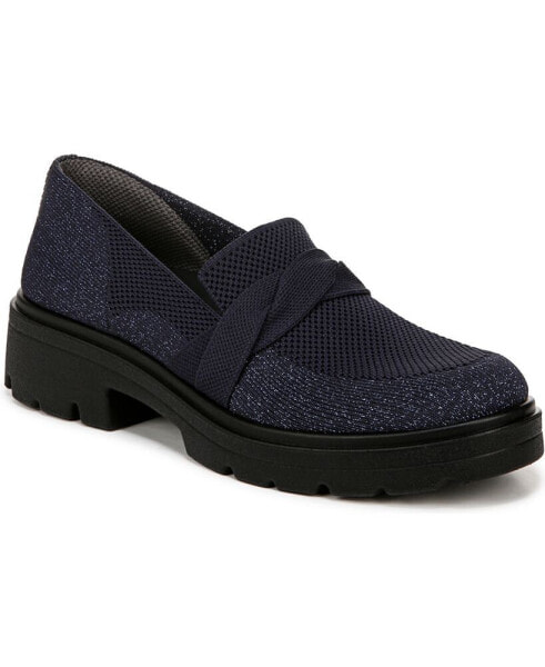 Muse Bow Washable Lug Sole Loafers