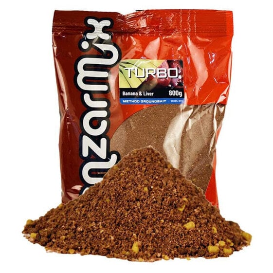 BENZAR MIX Turbo Method 800g Banana-Liver Groundbait