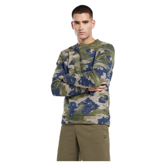 REEBOK Identity Modern Camo Fleece Crew sweatshirt