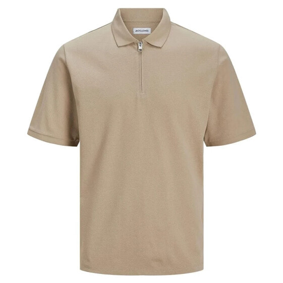 JACK & JONES Mac Zip short sleeve polo