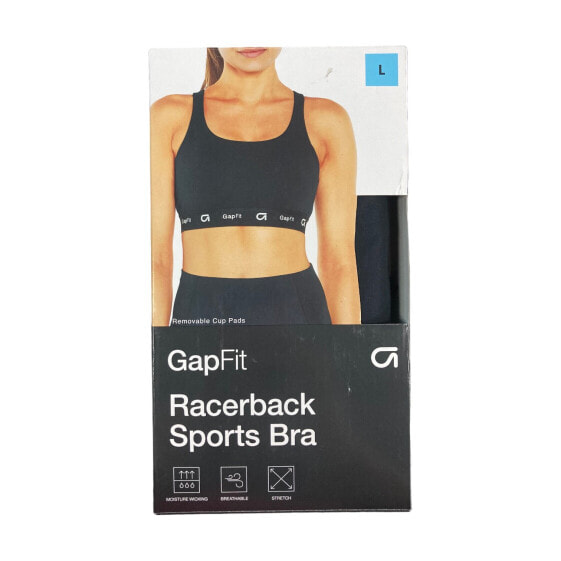 GAP Fit Women's 4 Way Stretch Moisture Wicking Racerback Sports Bra