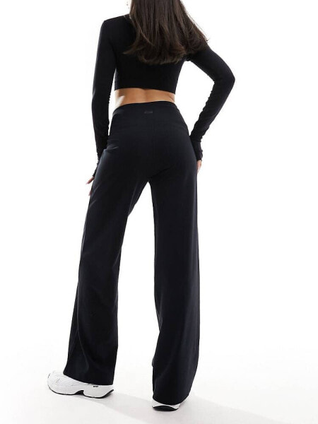 ASOS 4505 Studio soft touch wide leg dance pant in black