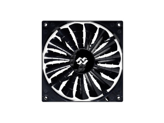 b-Shark 120mm Black fan with 15 blades design for extreme airflow at low noise l