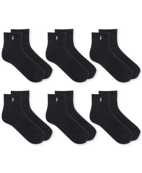 Men's 6-Pk. Performance Sport Quarter Socks