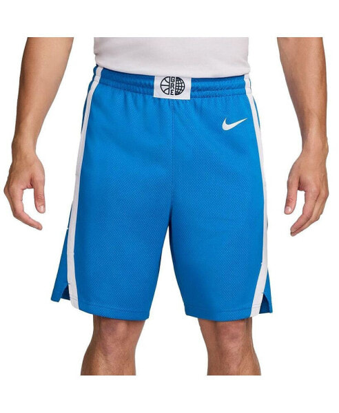 Men's Blue Greece Basketball 2024 Summer Swingman Shorts