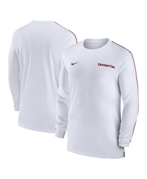 Men's Alabama Crimson Tide 2024 Sideline Coach UV Performance Long Sleeve T-Shirt