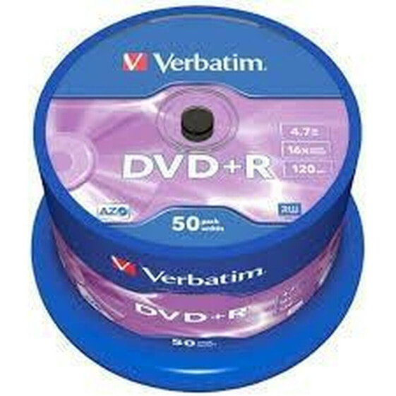 DVD+R Verbatim VB-DPR47S3A 50 штук