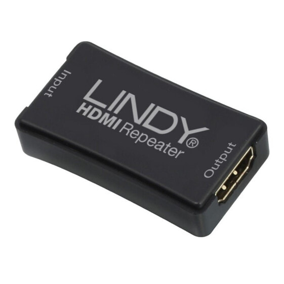 Lindy 50m HDMI 2.0 10.2G Repeater - AV receiver - Wired - Black - HDCP