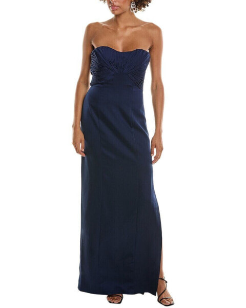 Halston Henna Gown Women's Navy 4