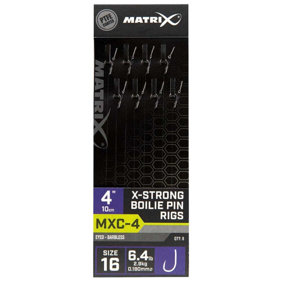 MATRIX FISHING MXC-4 16 X-Strong Boilie Pin Leader