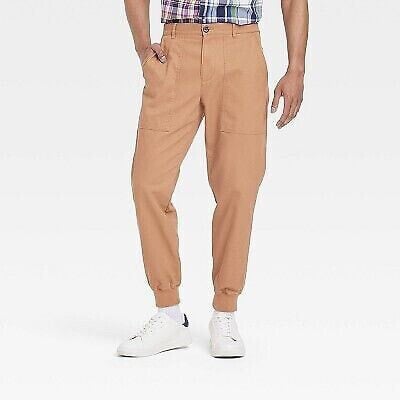 Houston White Adult Calvary Twill Jogger Pants - Brown M