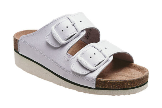 Women´s medical slippers Profi N/25/10/H/K white