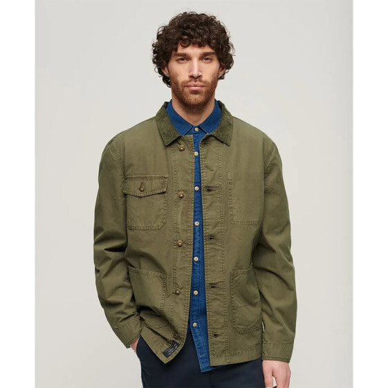 SUPERDRY Merchant Cotton Work overshirt