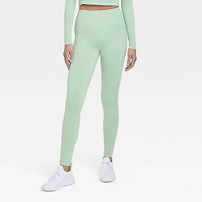 Women's Seamless High-Rise Leggings - All in Motion Fern Green L