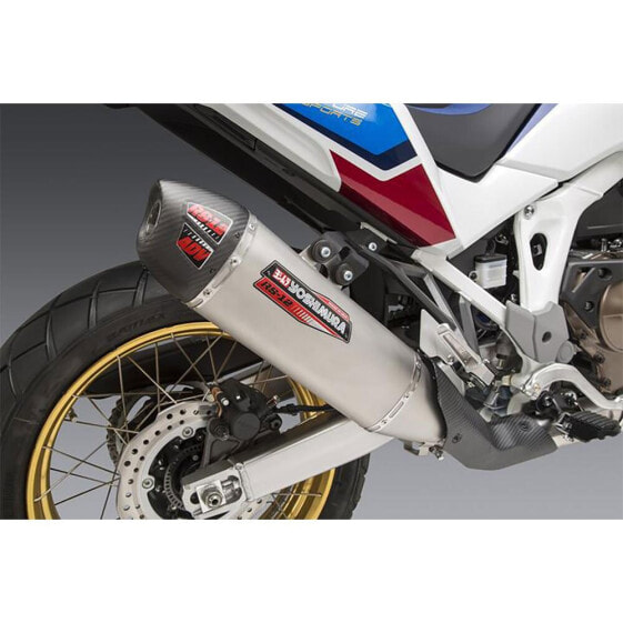 YOSHIMURA USA RS-12 CRF 1100 L Africa Twin 20-21 Not Homologated Stainless Steel&Carbon Muffler