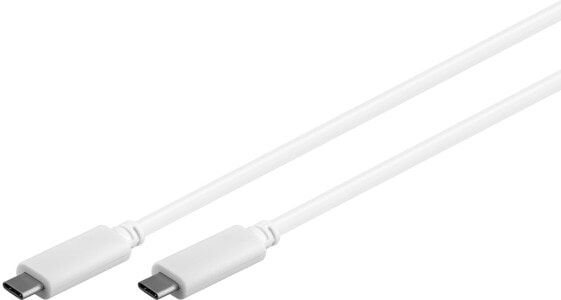 Wentronic Goobay Sync & Charge Super Speed USB-C 3.2 Gen 1 USB-C cable, 0.5m, 0.5 m, USB C, USB C, USB 3.2 Gen 1 (3.1 Gen 1), 5000 Mbit/s, White