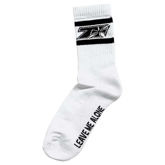 KIMI White crew socks