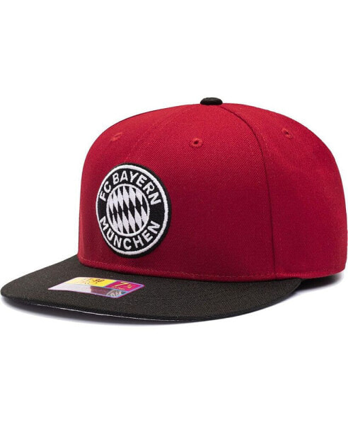 Men's Red, Black Bayern Munich America's Game Fitted Hat