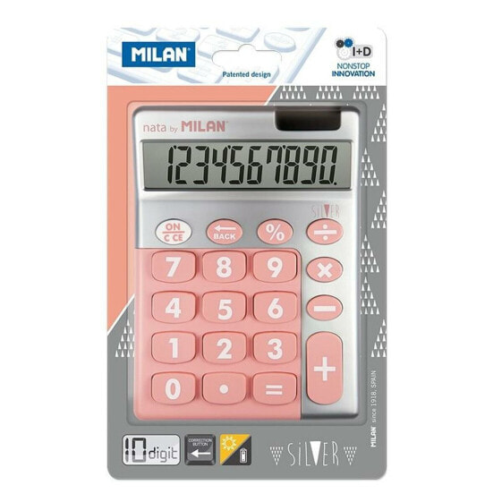 Калькулятор MILAN розовый 14,5 x 10,6 x 2,1 см