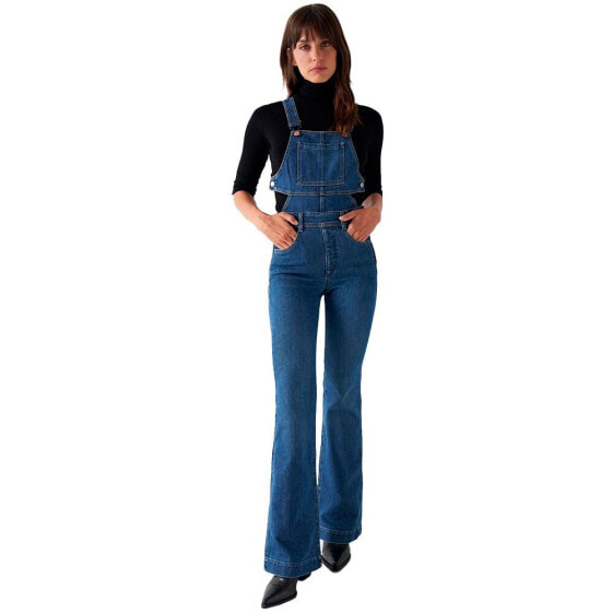 SALSA JEANS Overall Glamour Flare Fit Jumpsuit