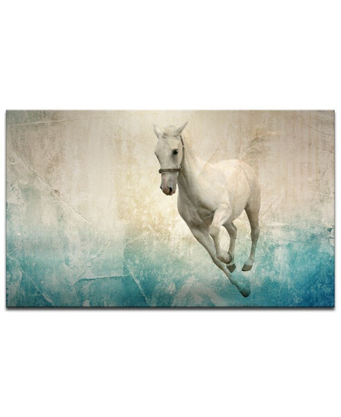 'Equestrian Saddle Ink PSVIII' Canvas Wall Decor