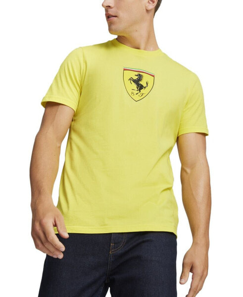 Men's Ferrari Race Big Shield Short Sleeve Graphic T-Shirt