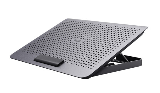 Trust Exto Laptop Cooling Stand - Notebook stand - Grey - Acrylonitrile butadiene styrene (ABS) - Aluminium - 40.6 cm (16") - 1 pc(s) - 18 cm