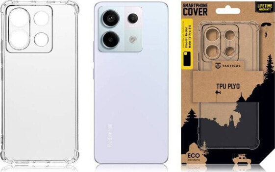 Tactical Tactical TPU Plyo Cover for Xiaomi Redmi Note 13 Pro+ 5G Transparent standard