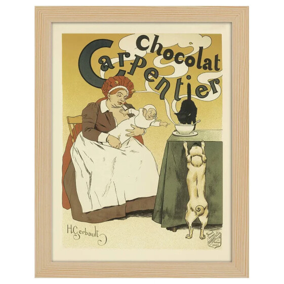 Bilderrahmen Poster Chocolat Carpentier