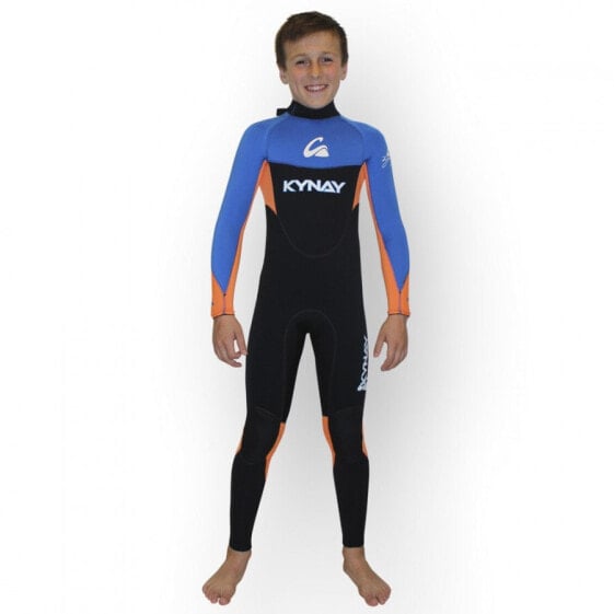 KYNAY Surf Neoprene Ultra Stretch Youth Long Sleeve Back Zip Neoprene Suit 4/3 mm