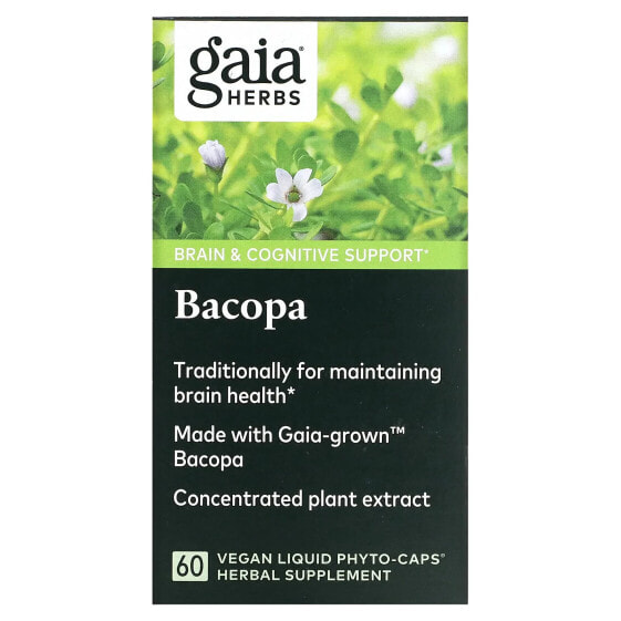 Bacopa, 60 Vegan Liquid Phyto-Caps