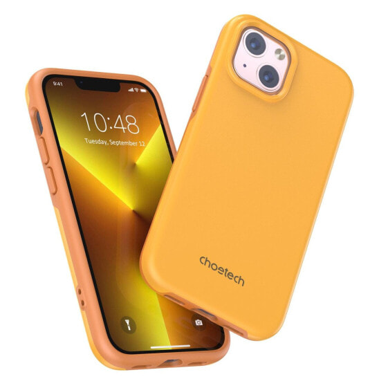 Чехол для смартфона CHOETECH PC0112-MFM-YE (Made For Magsafe) - помаранчевый