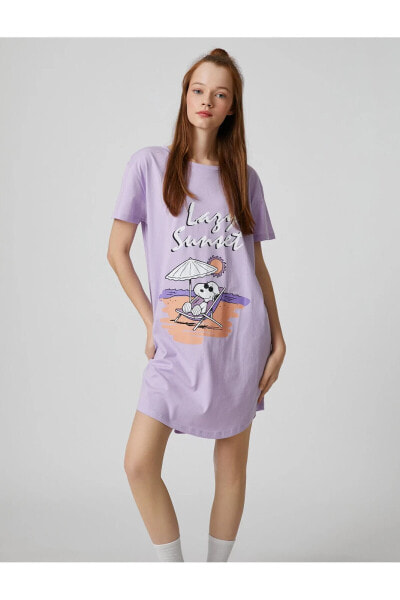 Пижама Koton Snoopy Printed Nightdress