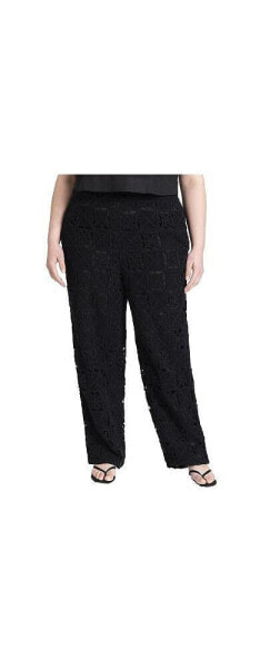 Plus Size Crochet Pull On Pant