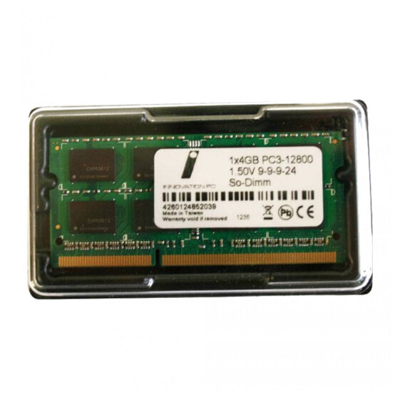 Innovation IT 4260124852039 - 4 GB - 1 x 4 GB - DDR3 - 1600 MHz - 204-pin SO-DIMM