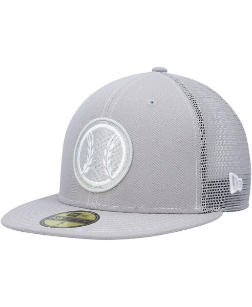 Men's Gray Milwaukee Brewers 2023 On-Field Batting Practice 59FIFTY Fitted Hat