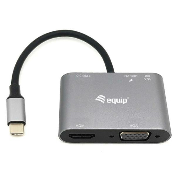 Адаптер USB-C—VGA Equip 133483